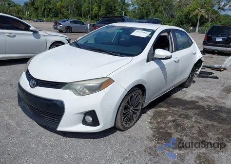 2015 Toyota Corolla S Plus z USA, uszkodzony, nr VIN 2T1BURHE5FC464627